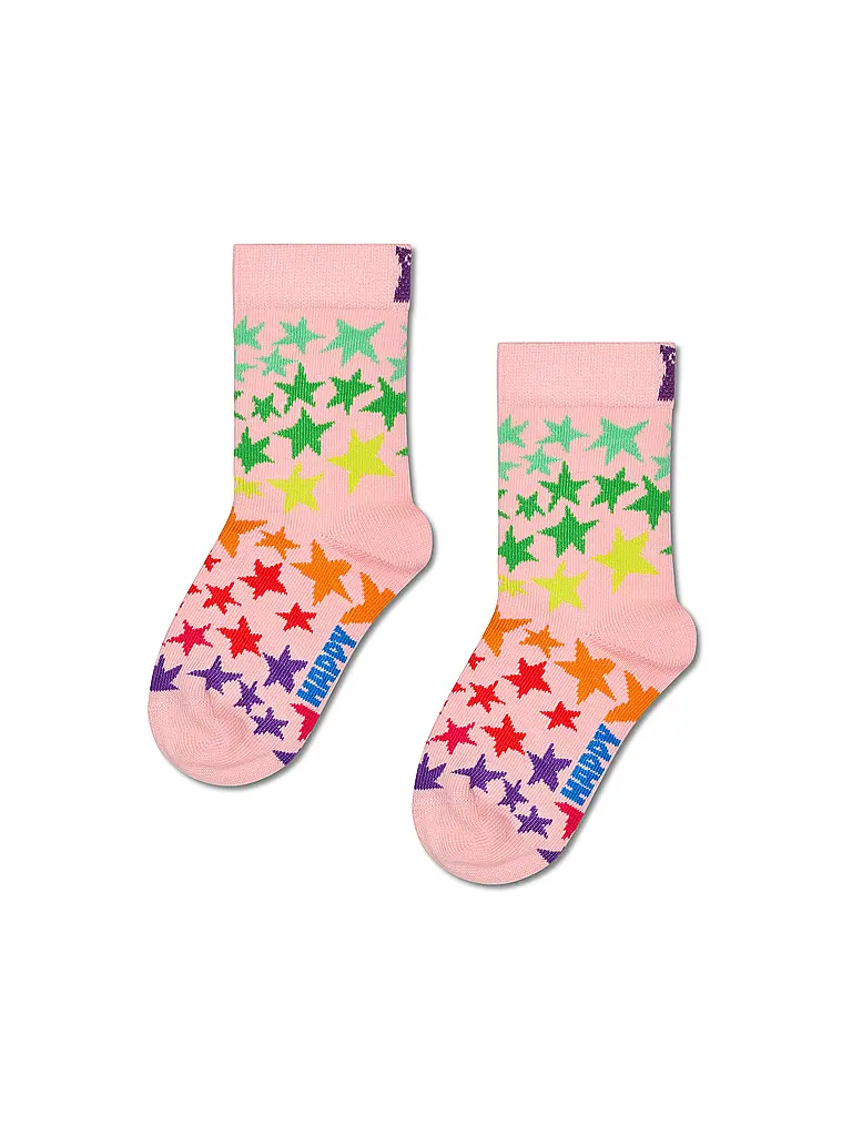 HAPPY SOCKS | Calcetines infantiles STAR rosa | 