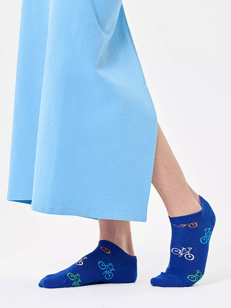HAPPY SOCKS | Calcetines invisibles de mujer BIKE 36-40 azul | Azul