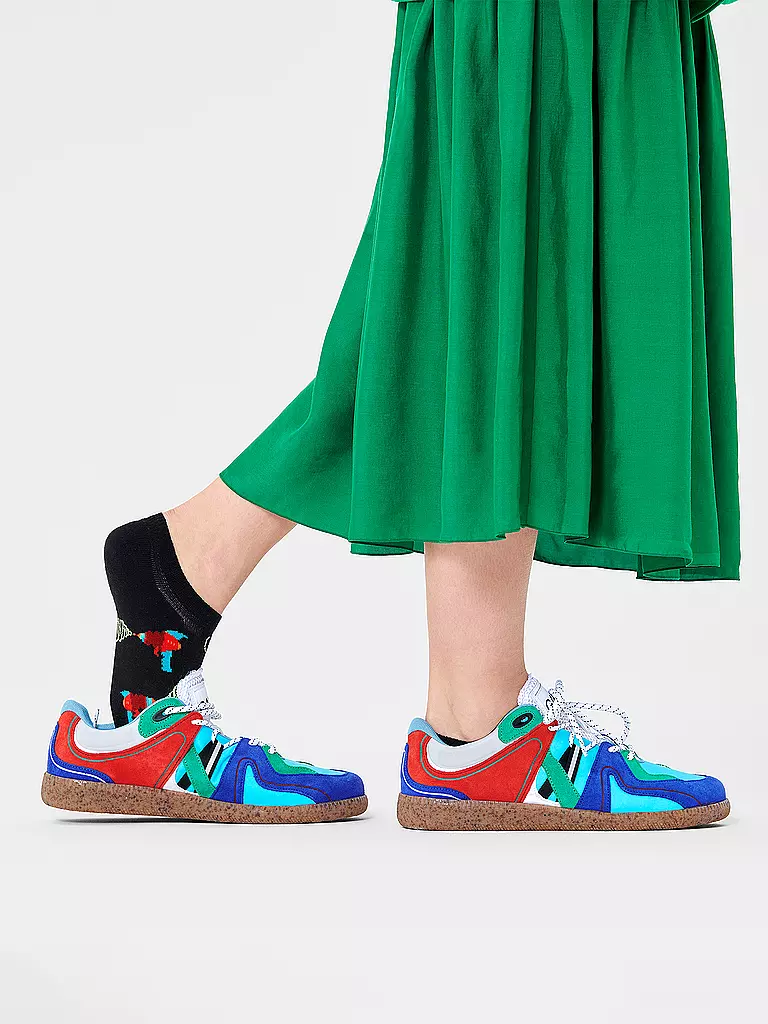 HAPPY SOCKS | Calcetines invisibles para hombre LAZER QUEST negro / multicolor | 