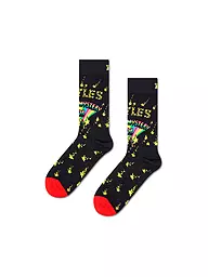 HAPPY SOCKS | Calcetines para hombre BEATLES MAGICAL MYSTERY TOUR 41-46 negro | Negro