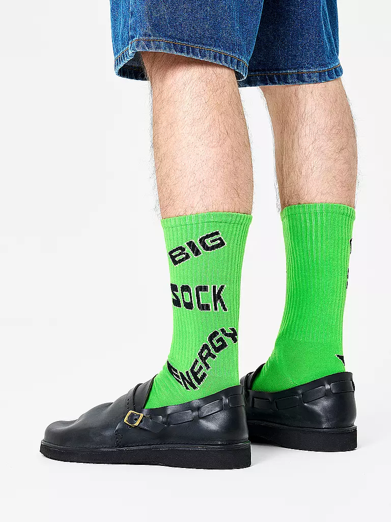 HAPPY SOCKS | Calcetines para hombre BIG SOCK ENERGY SOCK 41-46 verde | Verde