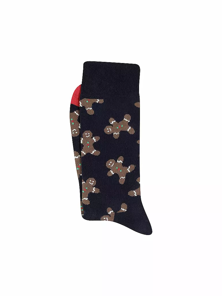 HAPPY SOCKS | Calcetines para hombre GINGERBREAD 41-46 azul marino | Azul