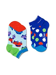 HAPPY SOCKS | Calcetines para niños, paquete de 2, CAR azul claro | Azul