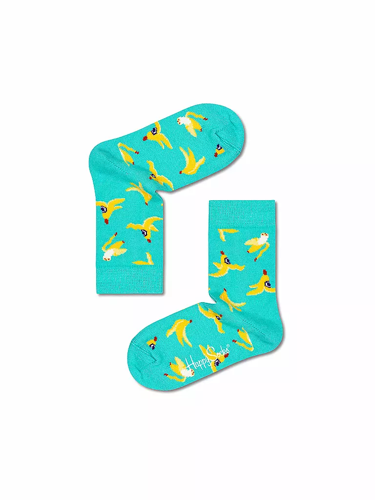 HAPPY SOCKS | Calcetines para niños BANANA BREAK green | Turquesa