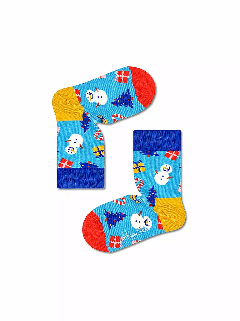 HAPPY SOCKS | Calcetines para niños BRING IT ON medium blue | Azul