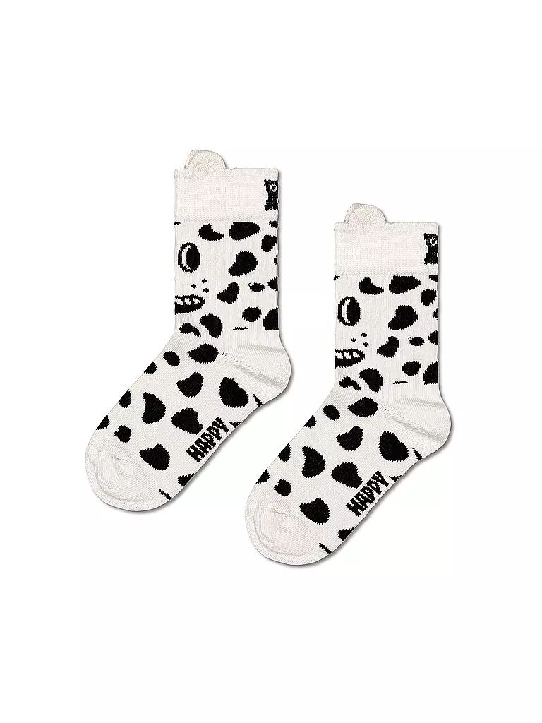 HAPPY SOCKS | Calcetines para niños CAT & DOG, paquete de 2, blanco | 