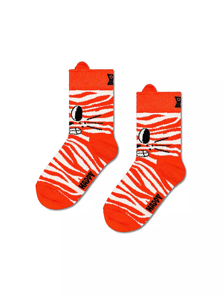 HAPPY SOCKS | Calcetines para niños CAT & DOG, paquete de 2, blanco | 