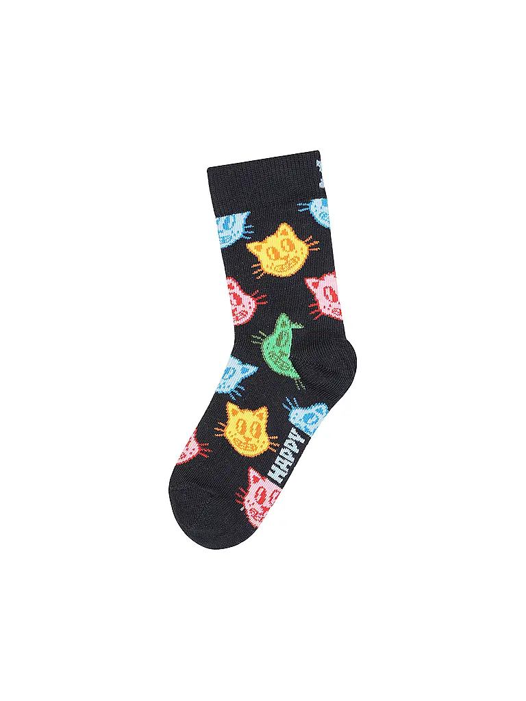 HAPPY SOCKS | Calcetines para niños CAT SOCK azul marino | Azul oscuro