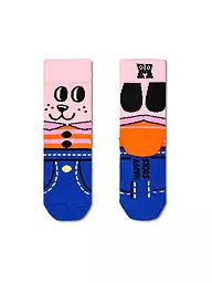 HAPPY SOCKS | Calcetines para niños DOGGO rosa claro | Rosa