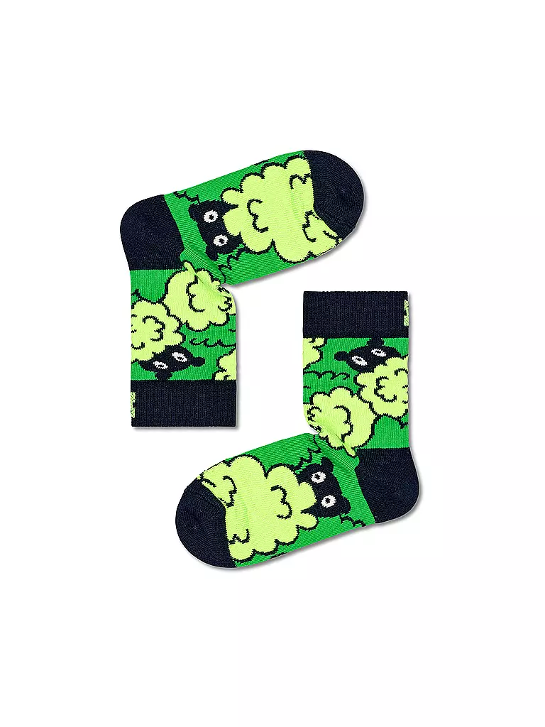 HAPPY SOCKS | Calcetines para niños PEEKABOO navy | Verde