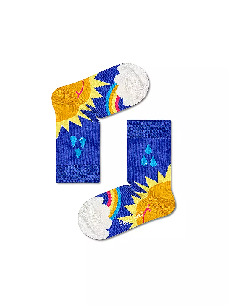 HAPPY SOCKS | Calcetines para niños SUNNY HEEL azul marino | Azul