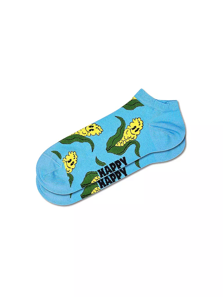 HAPPY SOCKS | Calcetines tipo sneaker para hombre CORN 41-46 azul claro | Azul claro