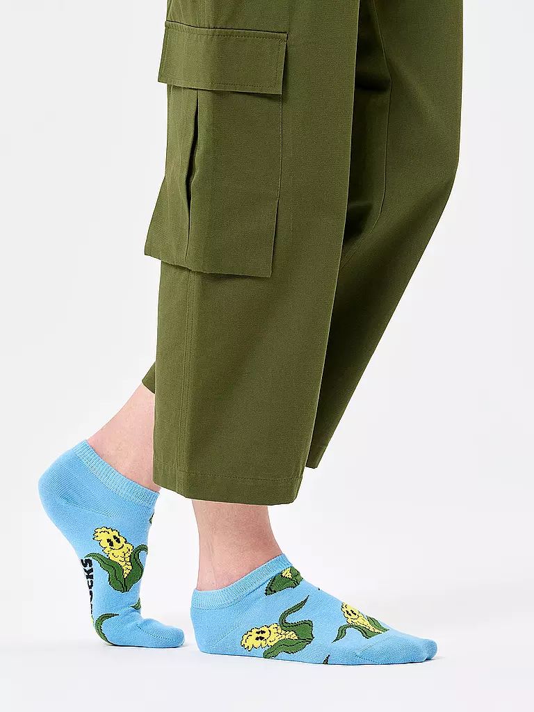 HAPPY SOCKS | Calcetines tipo sneaker para hombre CORN 41-46 azul claro | Azul claro