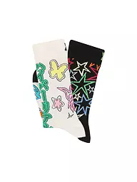 HAPPY SOCKS | Damen Geschenkset SPINNING WHEEL 2er Pkg 36-40 white | Multicolor