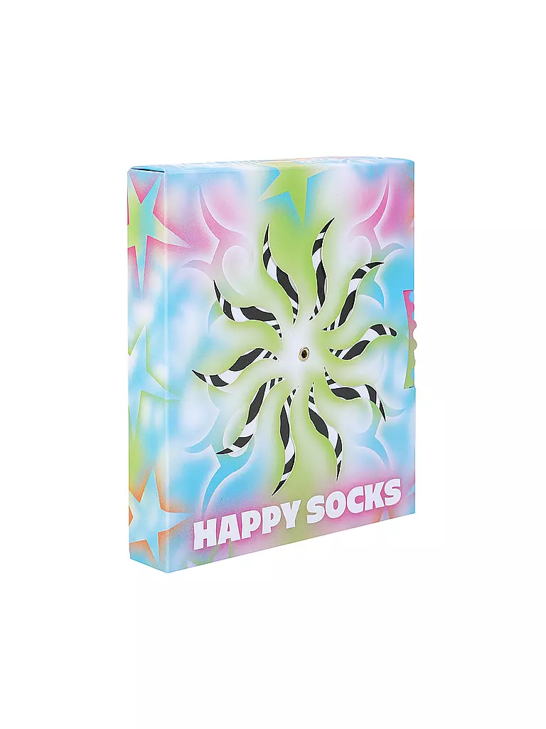 HAPPY SOCKS | Damen Geschenkset SPINNING WHEEL 2er Pkg 36-40 white | Multicolor