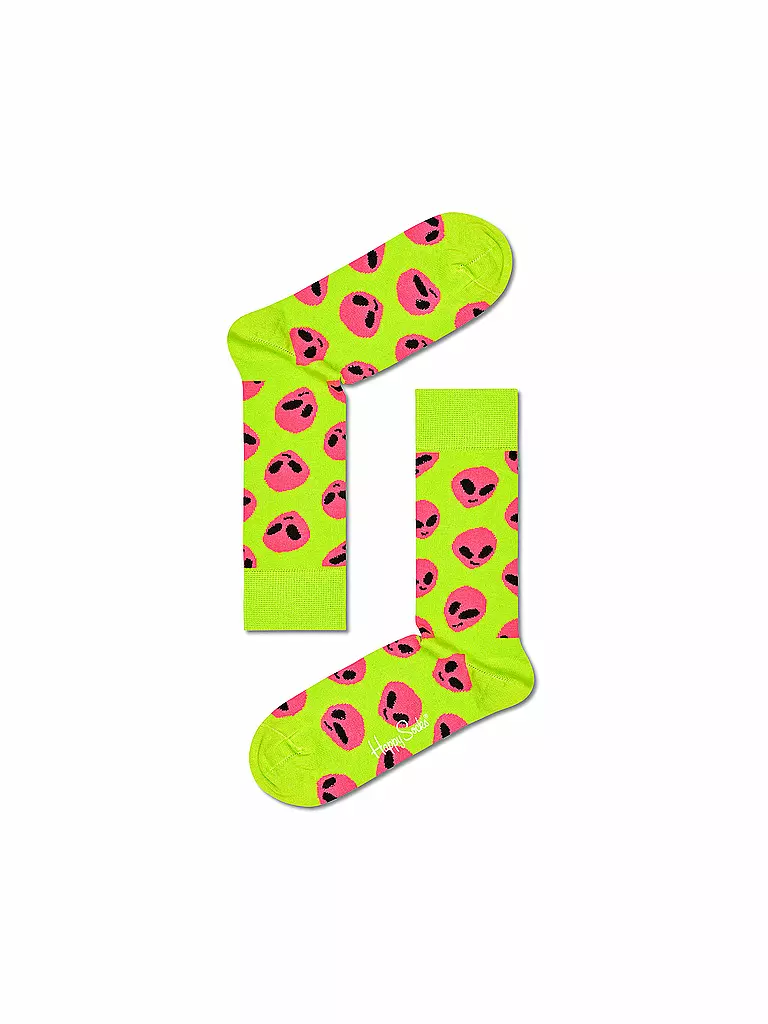 HAPPY SOCKS | Damen Socken ALIEN 36-40 green | Verde