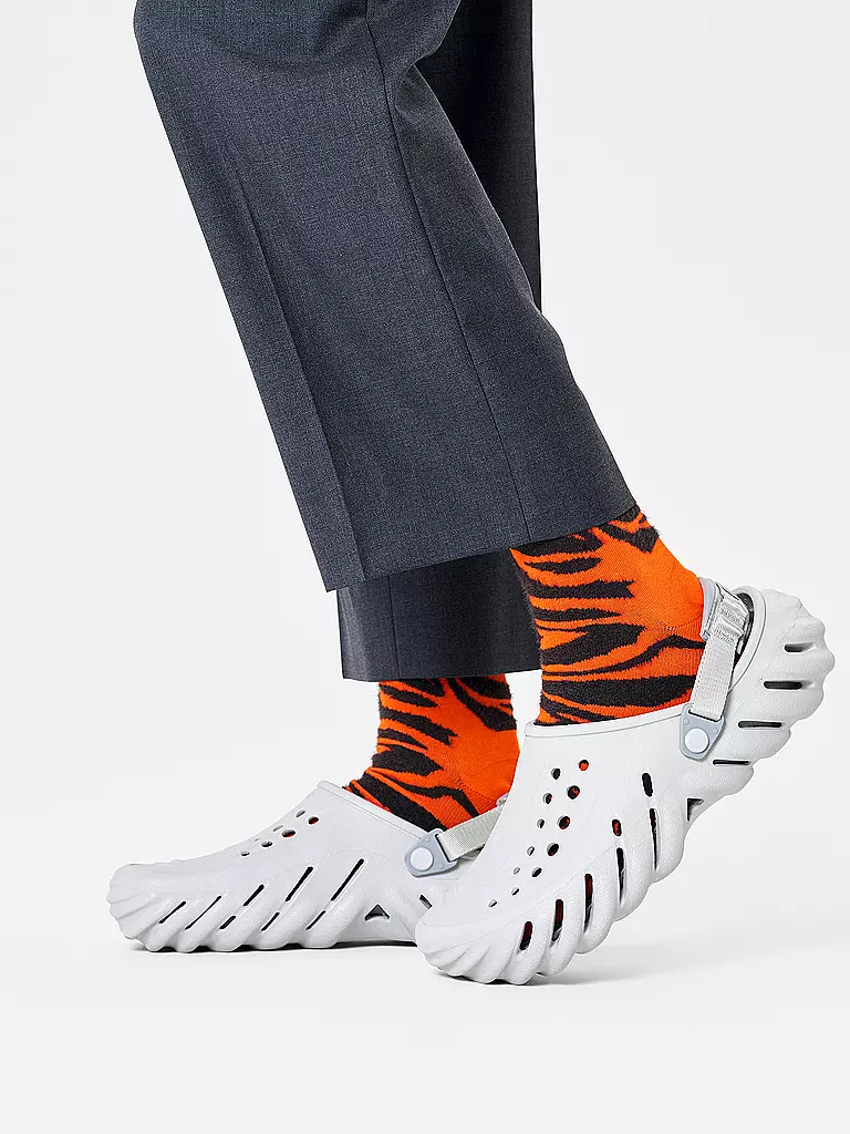 HAPPY SOCKS | Damen Socken FLUFFY ZEBRA 36-40 orange | Naranja