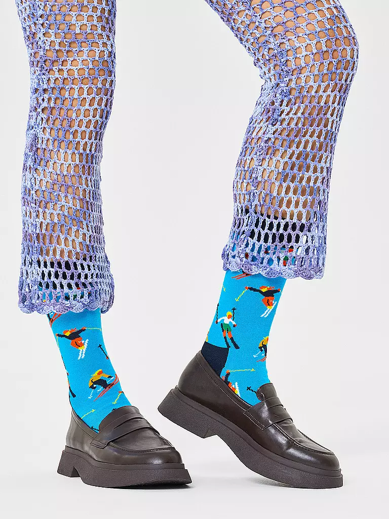 HAPPY SOCKS | Damen Socken SKIING 36-40 blue | Azul