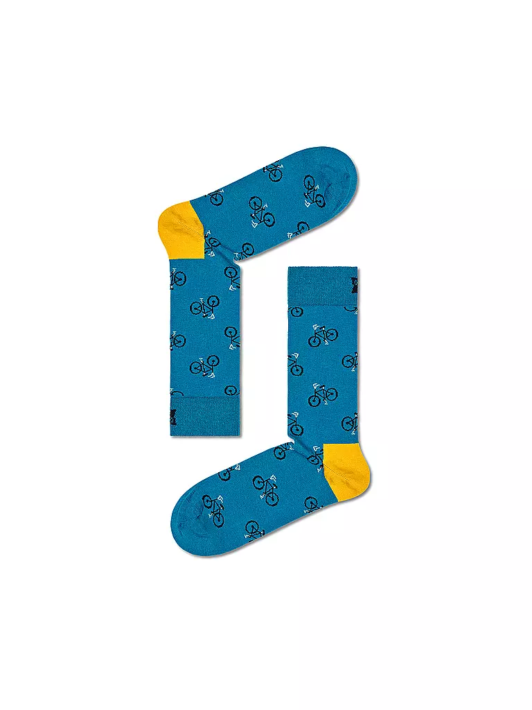 HAPPY SOCKS | Herren Socken 41-46 BIKE turquoise | Petróleo