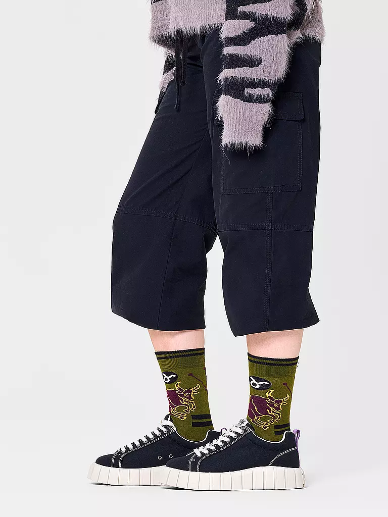 HAPPY SOCKS | Herren Socken 41-46 STIER dark green | Verde oscuro