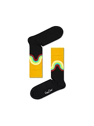 HAPPY SOCKS | Herren Socken JUMBO WAVE black / multi | Negro