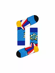 HAPPY SOCKS | Herren Socken SUPER DAD 41-46 light blue | Azul