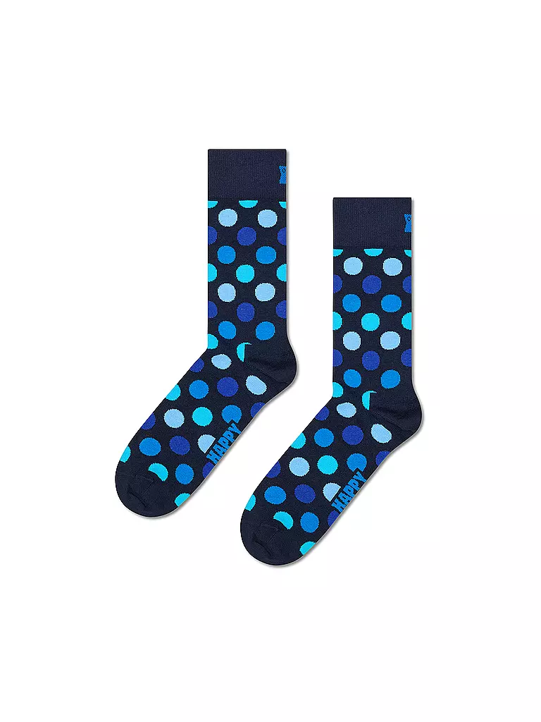 HAPPY SOCKS | Juego de regalo para hombre, paquete de 4, CALCETINES MARINOS 41-46, azul marino | 
