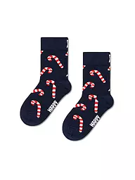 HAPPY SOCKS | Nombre del producto: Calcetines para niños CANDY CANE navy | Azul oscuro