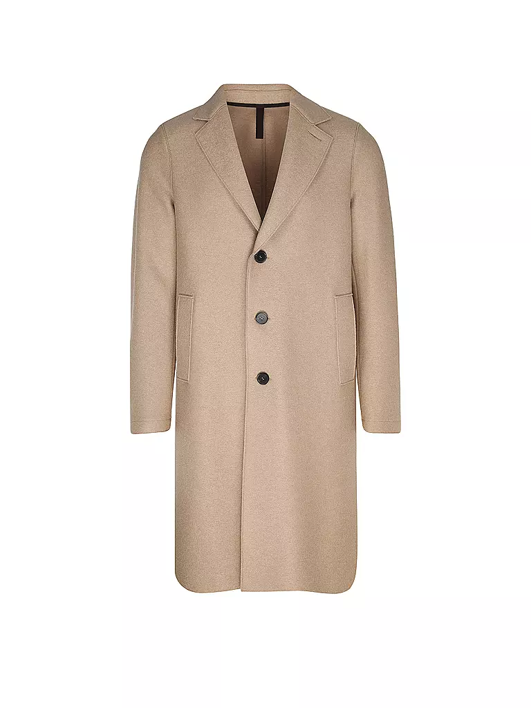 HARRIS WHARF LONDON | Abrigo de lana | camel