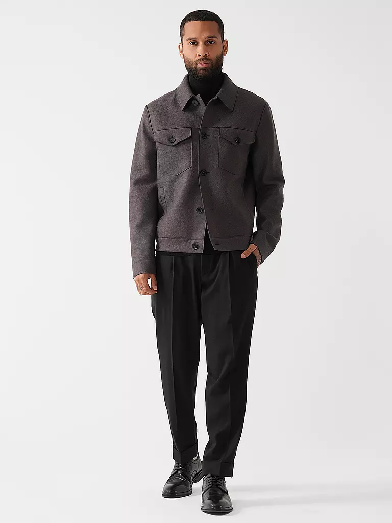 HARRIS WHARF LONDON | Chaqueta de lana | Gris