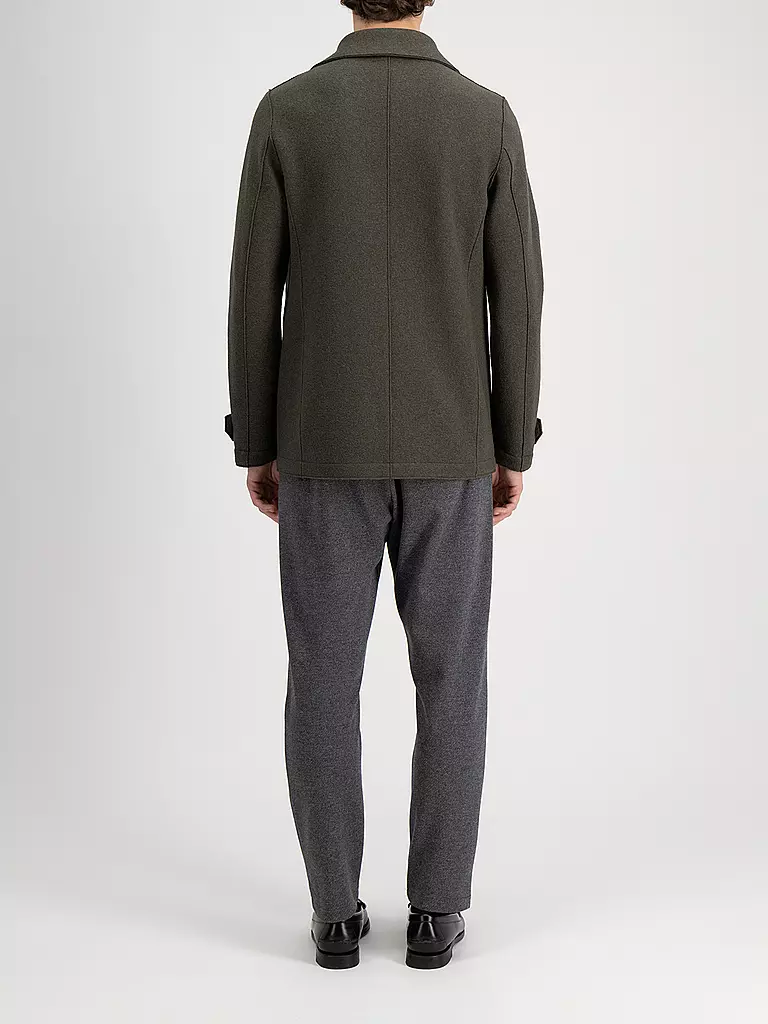 HARRIS WHARF LONDON | Chaqueta de lana | Oliva