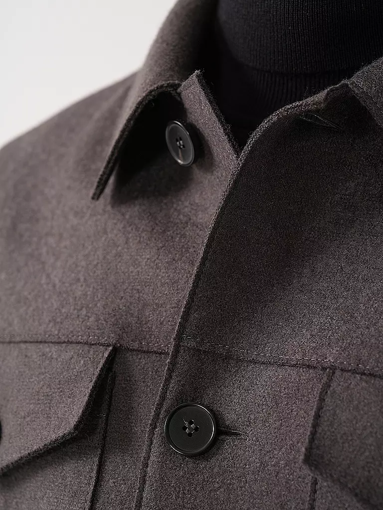 HARRIS WHARF LONDON | Chaqueta de lana | Gris