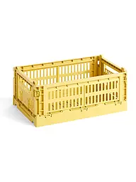 HAY | Caja de almacenamiento Colour Crate S | Amarillo