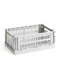 HAY | Caja de almacenamiento Colour Crate S | Gris claro