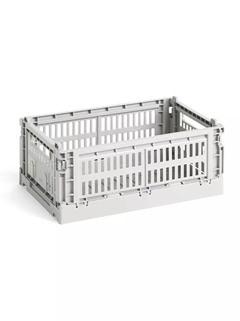 HAY | Caja de almacenamiento Colour Crate S | Gris claro