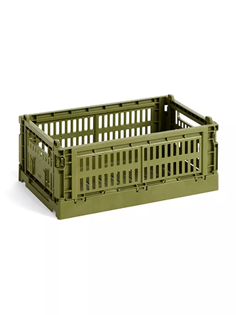 HAY | Caja de almacenamiento Colour Crate S | Oliva