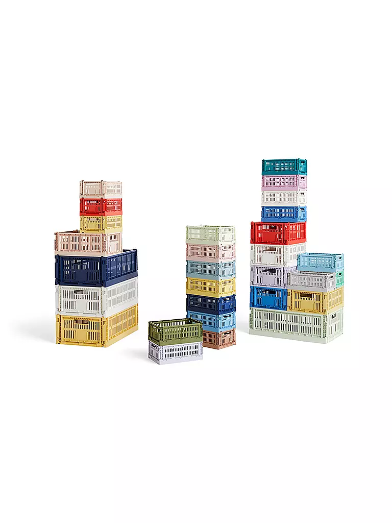 HAY | Caja de almacenamiento Colour Crate S | Oliva