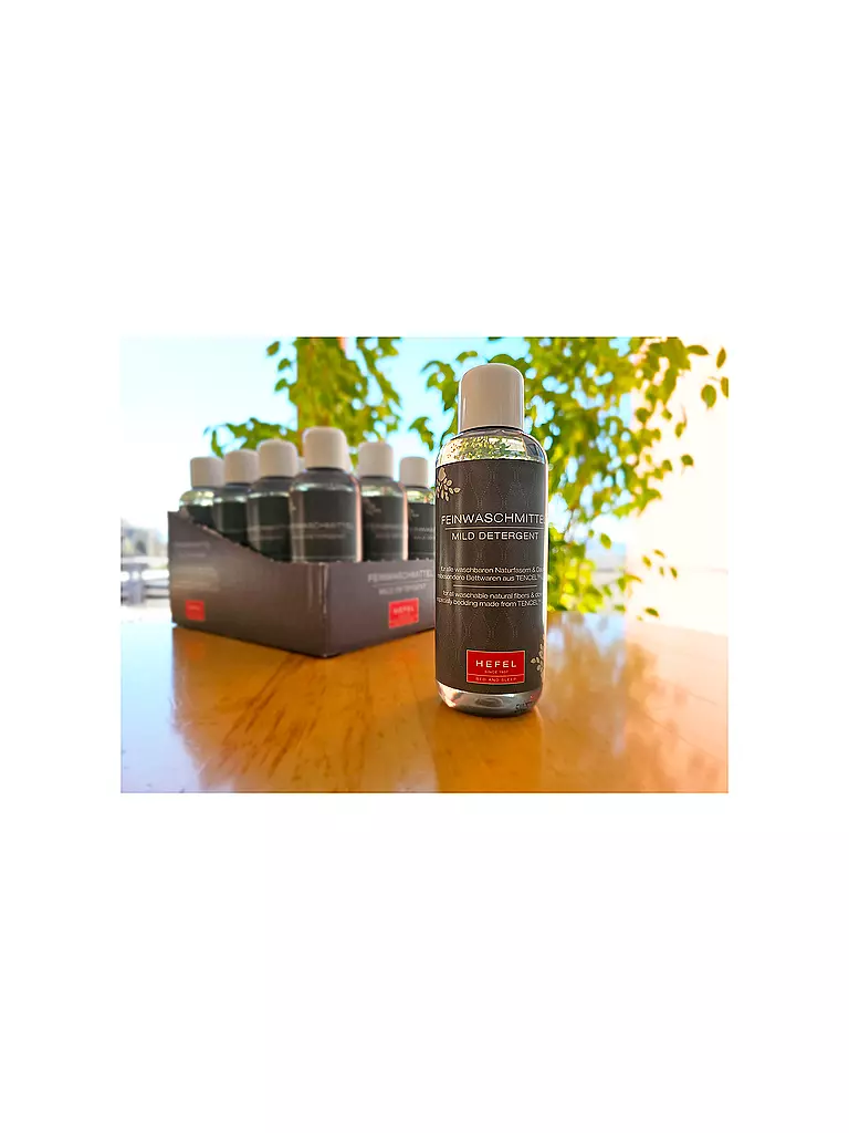 HEFEL | Detergente suave extra para ropa de cama 250ml | Transparente