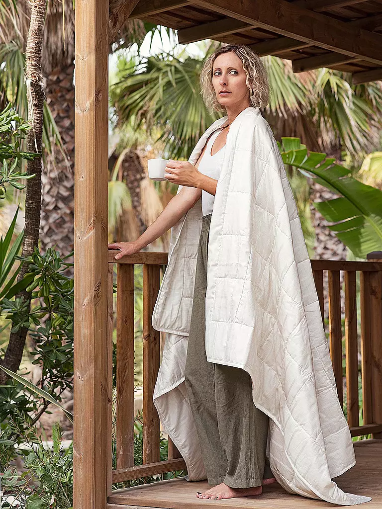 HEFEL | Edredón de verano 140x200cm TRAVELLITE OPULENCE | Beige