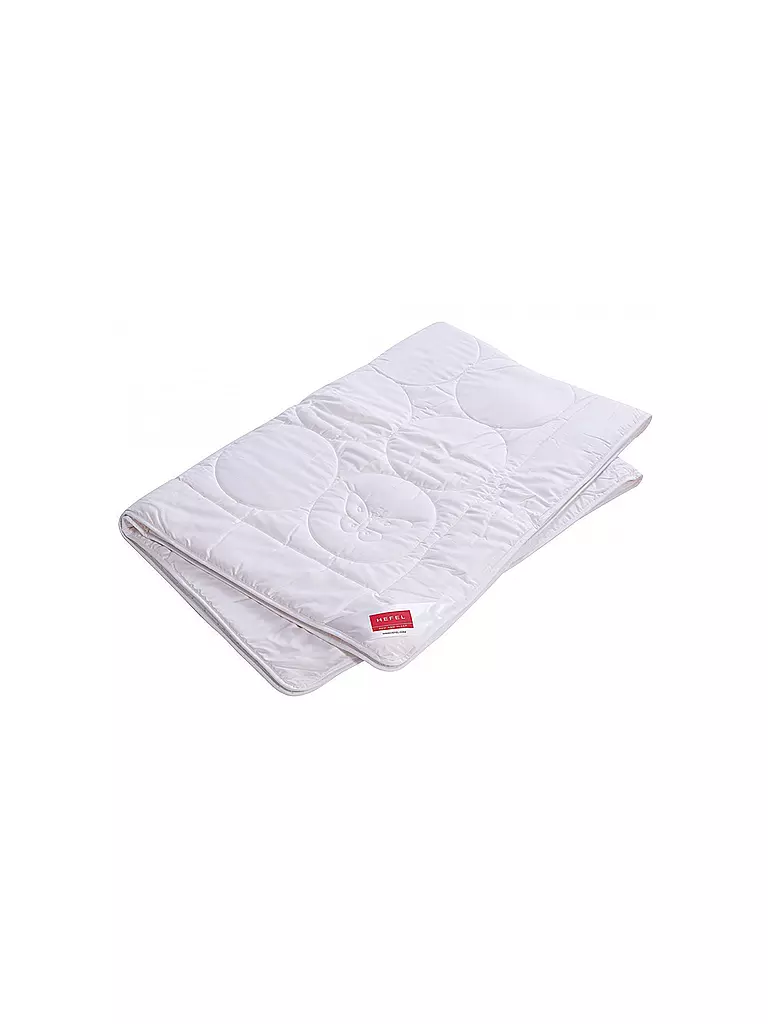 HEFEL | Edredón de verano Silk Dream 140x200cm 600g | Blanco