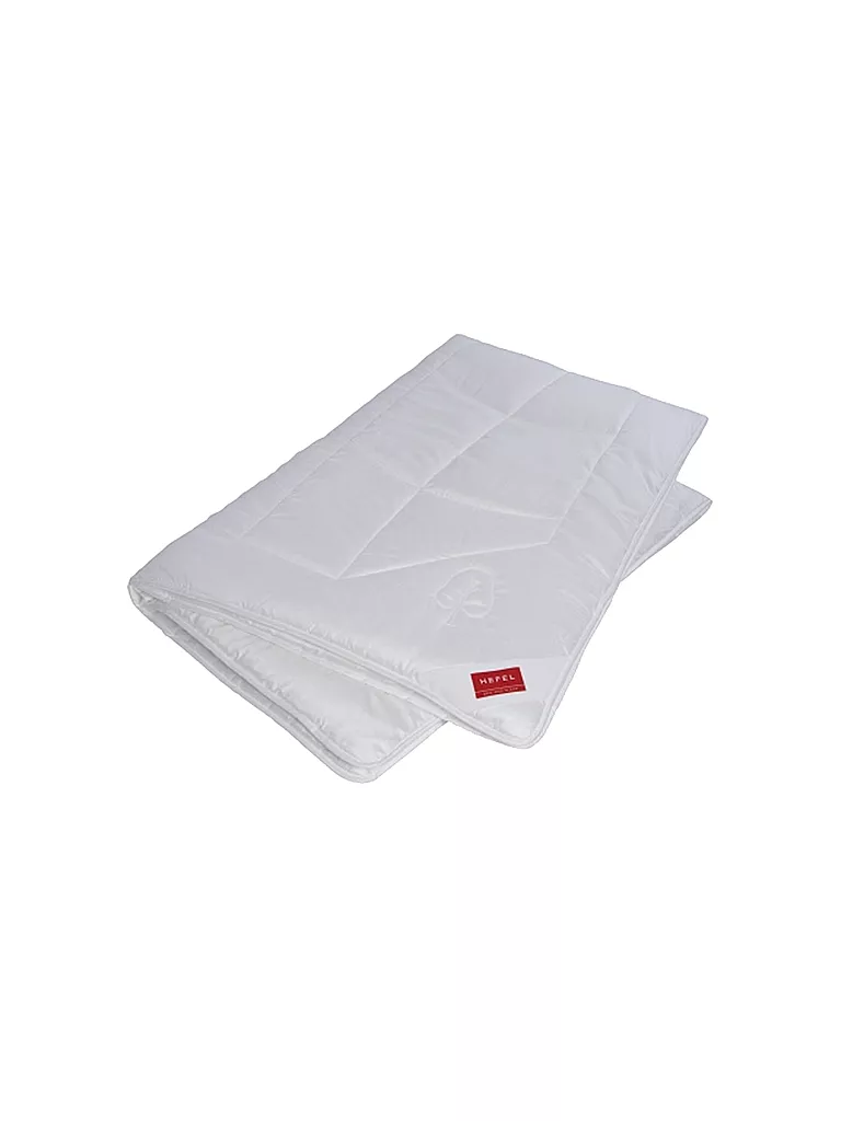 HEFEL | Edredón para todo el año "Klima Control Comfort" 140x200cm | Blanco