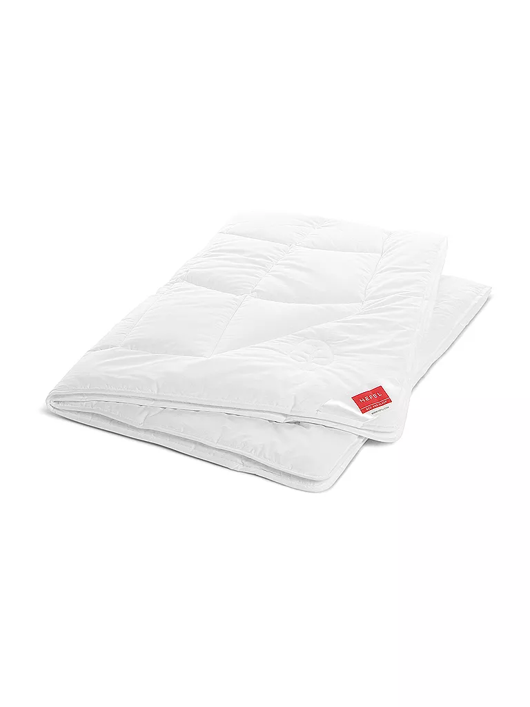HEFEL | Edredón para todo el año "KlimaControl Fair" 140x220cm | Blanco