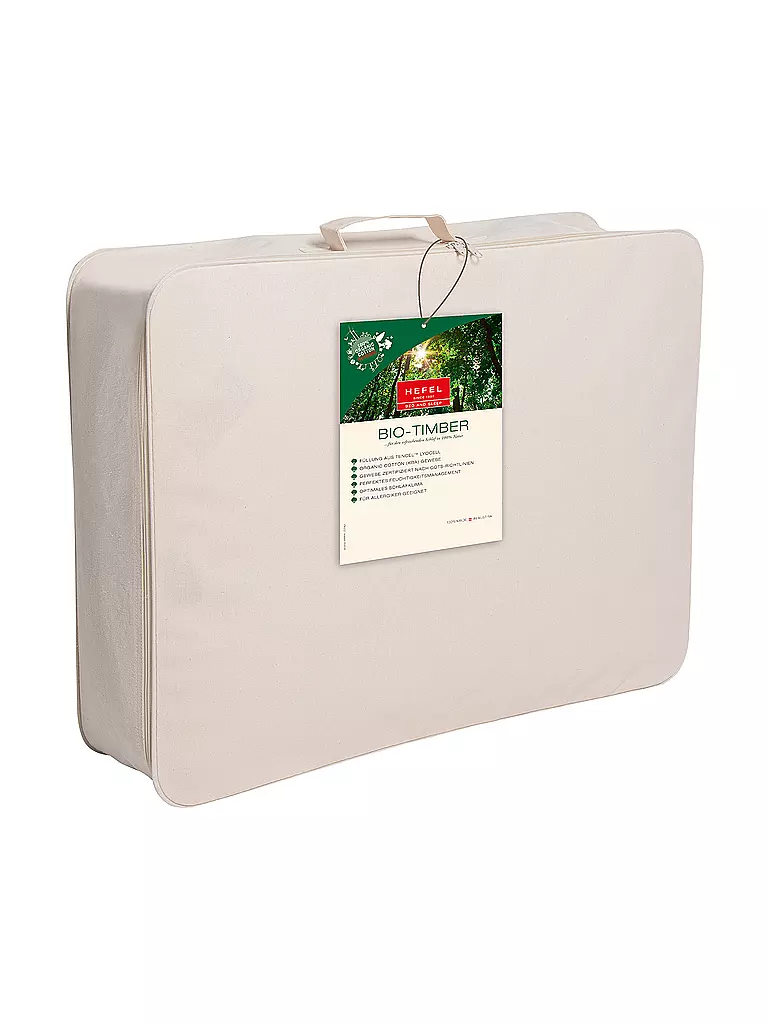 HEFEL | Edredón para todo el año BIO TIMBER 140x200cm natural | Beige