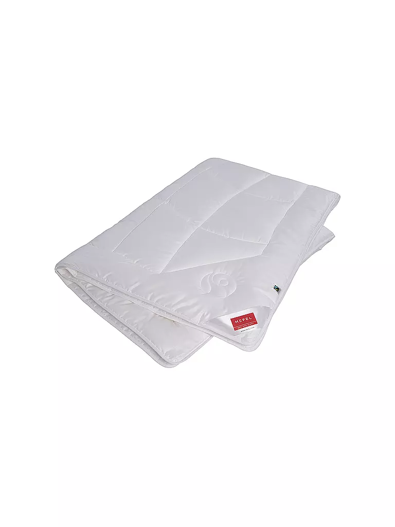 HEFEL | Edredón para todo el año KlimaControl Fair 200x200cm | Blanco