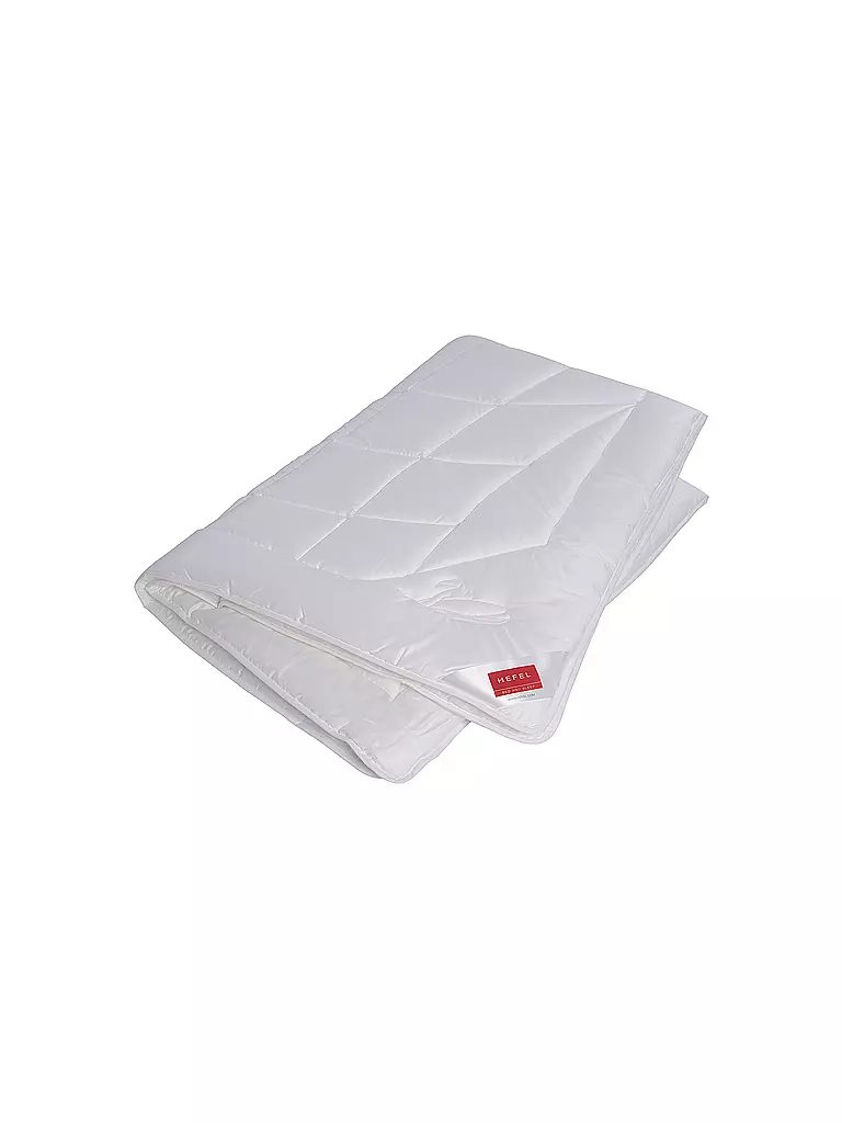 HEFEL | Edredón para todo el año PURE MAIZE 200x200cm (1000g) | Blanco