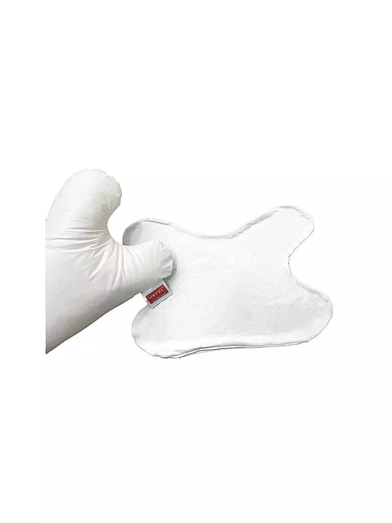 HEFEL | Funda de almohada de punto My Face Blanco | weiss