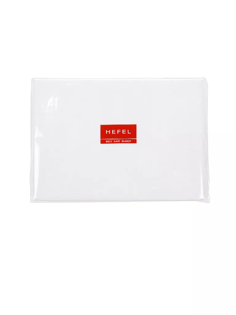 HEFEL | Funda de jersey para almohada de viaje 25x45cm | Blanco