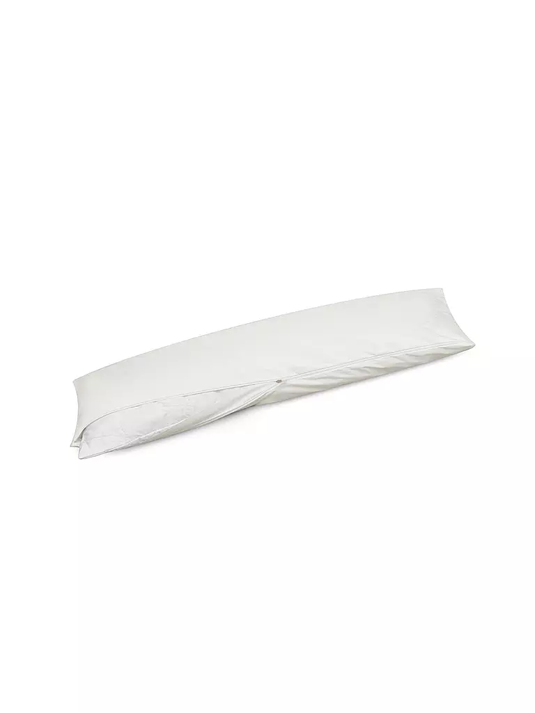 HEFEL | Funda para almohada lateral 35x160cm Blanco | weiss