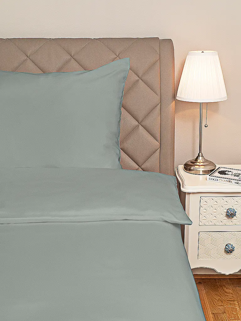 HEFEL | Ropa de cama Tencel 70x90cm / 140x200cm Salvia | Verde claro