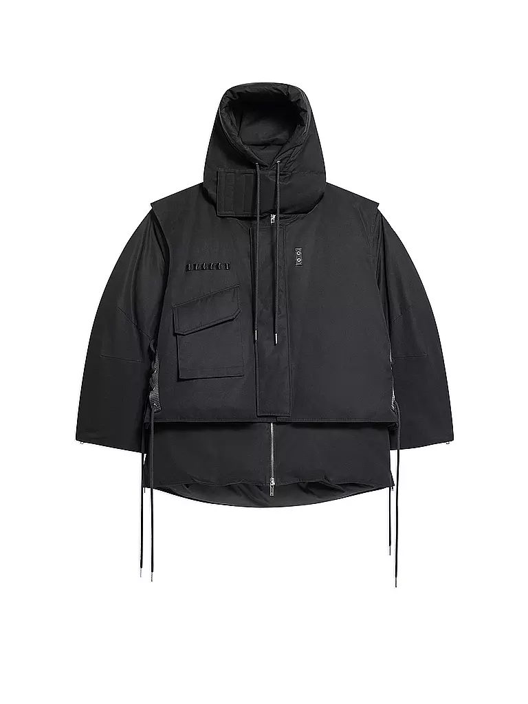 HELMUT LANG | Parka de plumón ARCTIC LAYERED JACKET | Negro